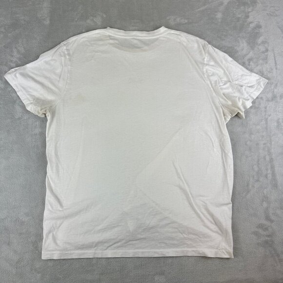 All Saints White State Crew T-Shirt Women's Size Large - Picture 4 of 13